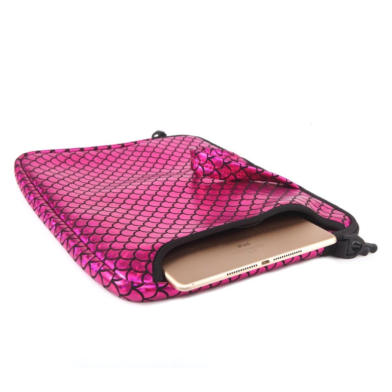 Youda 14-Inch Laptop Shoulder Carrying Bag Case Sleeve For 13" 13.3" 14 inch Macbook/Notebook/Ultrabook/Chromebook, Mermaid Scale - Image 3